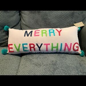 CUPCAKES & CASHMERE Merry Everything Throw Pillow